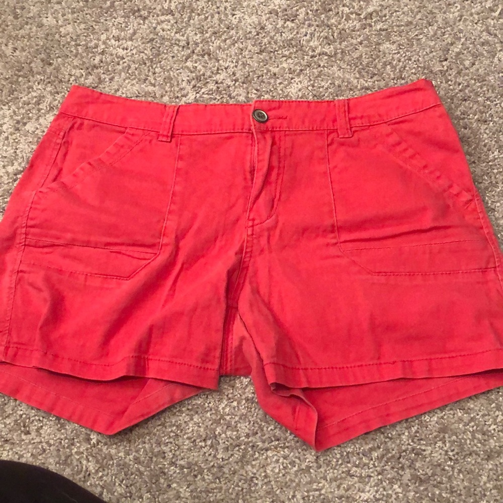Red shorts